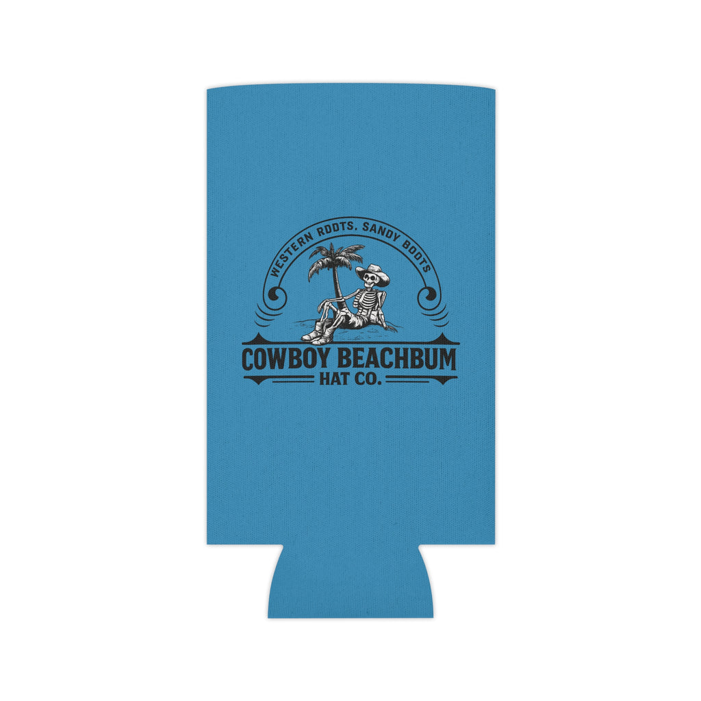 "Cowboy Beachbum Hat Co." Logo Koozie