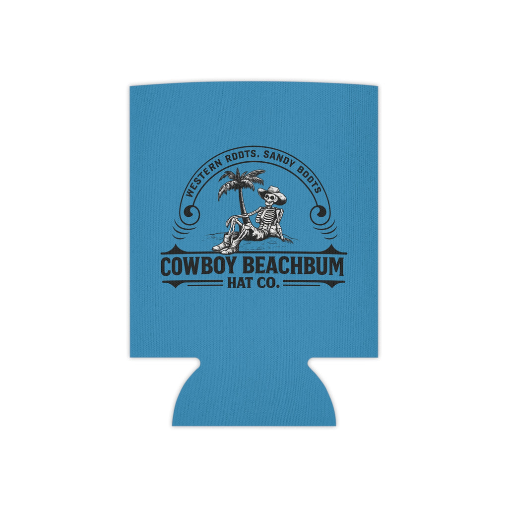 "Cowboy Beachbum Hat Co." Logo Koozie