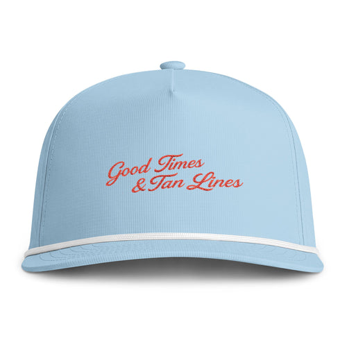 'Good Times & Tan Lines' Vintage Beach Trucker Hat