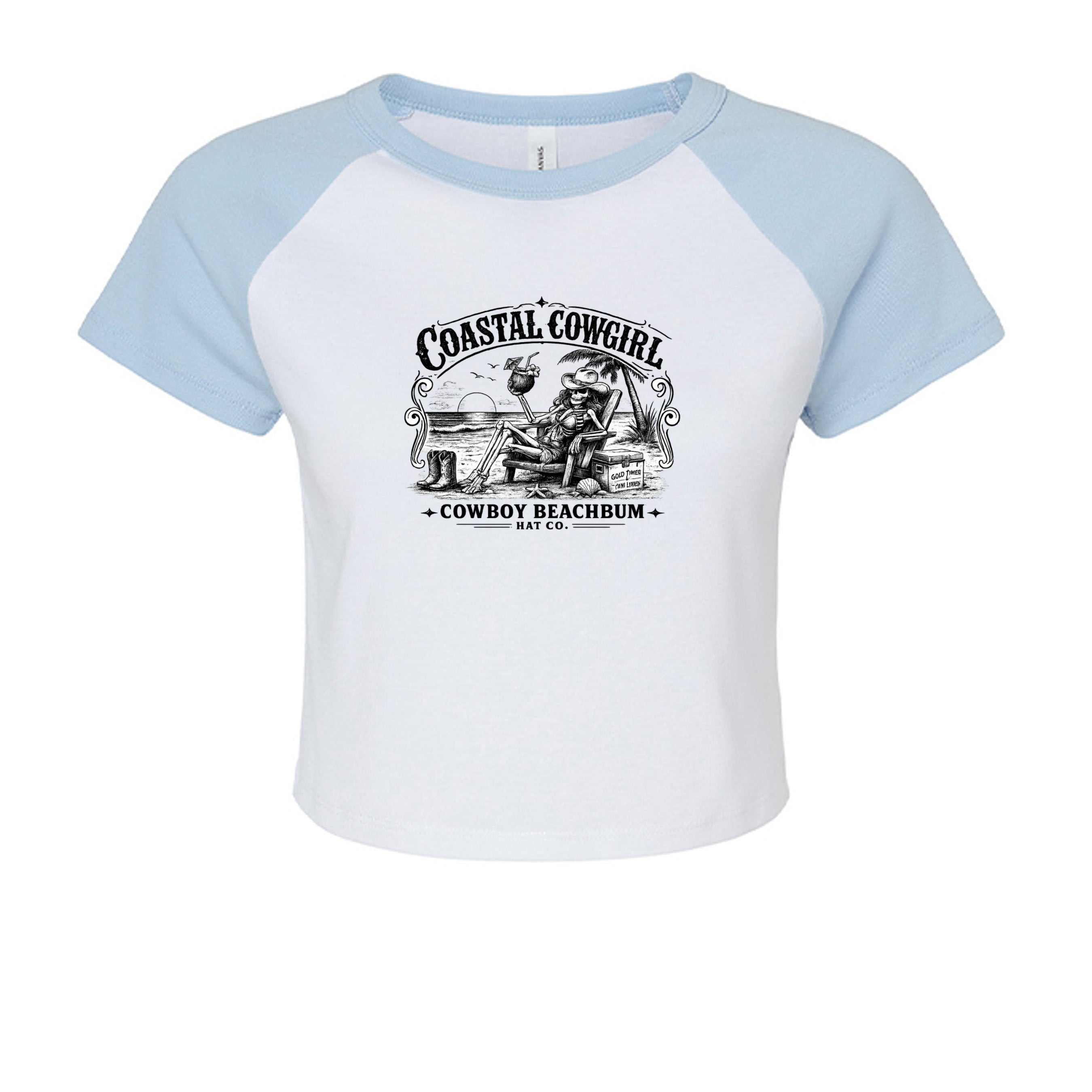 WHITE/ BABY BLUE - 1201 - FRONT